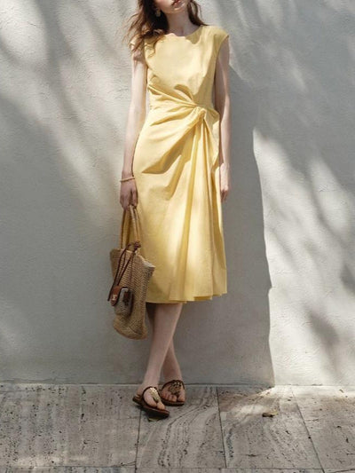 Maribel™ Twist-Waist Midi Dress