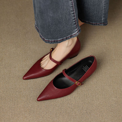Elaine Genuine Leather High Heels