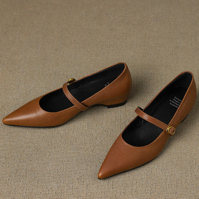 Elaine Genuine Leather High Heels