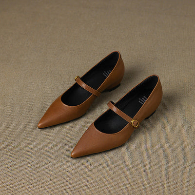 Elaine Genuine Leather High Heels
