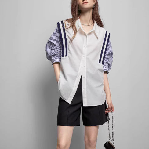 Cassia™ Contrast Striped Shirt