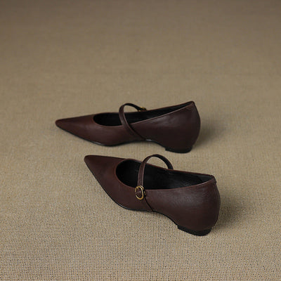 Elaine Genuine Leather High Heels