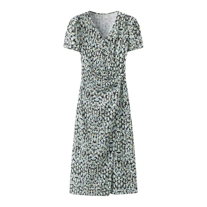 Thessaly™ Green Floral Midi Dress