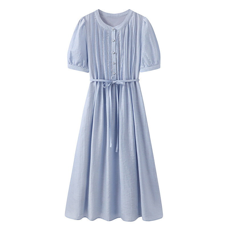 Helena™ Blue Tencel Midi Dress