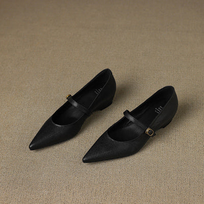 Elaine Genuine Leather High Heels