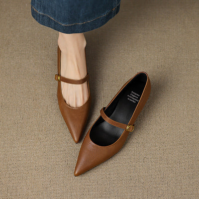 Elaine Genuine Leather High Heels