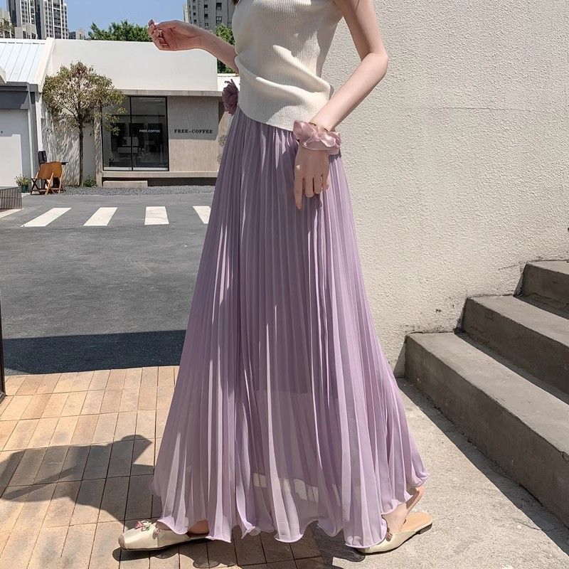 Lilith™ Pleated Chiffon Skirt