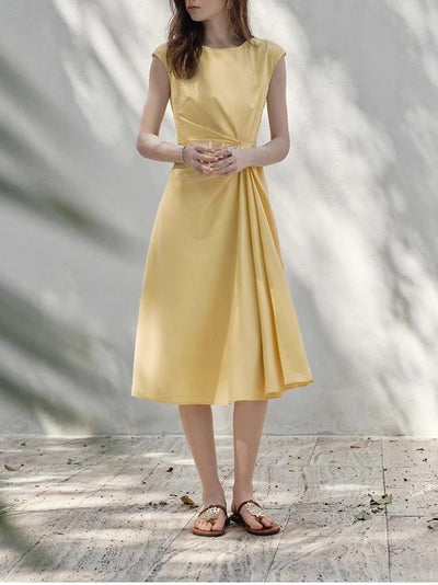Maribel™ Twist-Waist Midi Dress