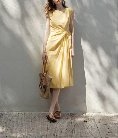 Maribel™ Twist-Waist Midi Dress