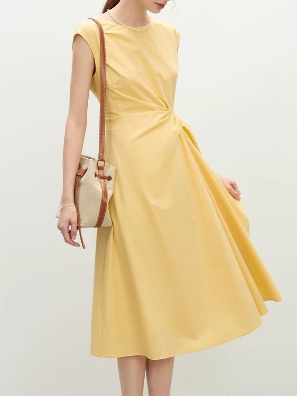 Maribel™ Twist-Waist Midi Dress