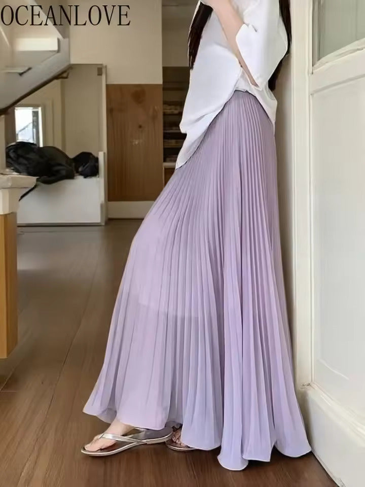Lilith™ Pleated Chiffon Skirt