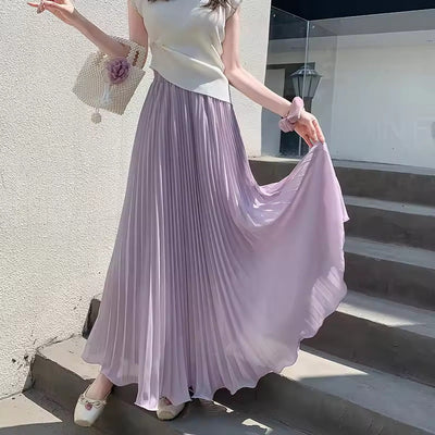 Lilith™ Pleated Chiffon Skirt