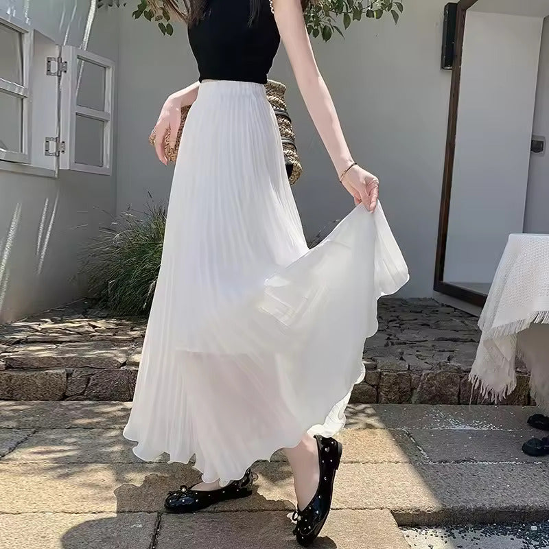 Lilith™ Pleated Chiffon Skirt