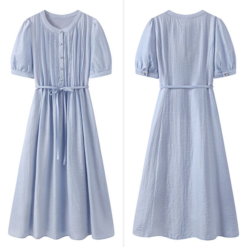 Helena™ Blue Tencel Midi Dress