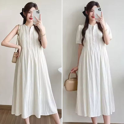 Cressida™ White Midi Dress